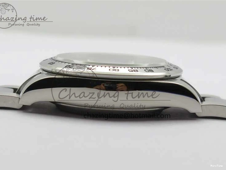 MiroTime 0319 TechFriendly Daytona 116520 SS UBF Best Edition Ice Blue MOP Crystal Markers Dial on SS Bracelet A 2938